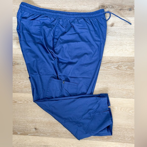 Jaanuu Navy Scrub Pant Drawstring Elastic Waist Size 3XL - Picture 1 of 9